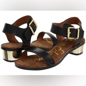 Sam Edelman Black Trixie Buckle Sandal